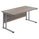 Olton Twin Cantilever  800mm Deep Straight Office Desk